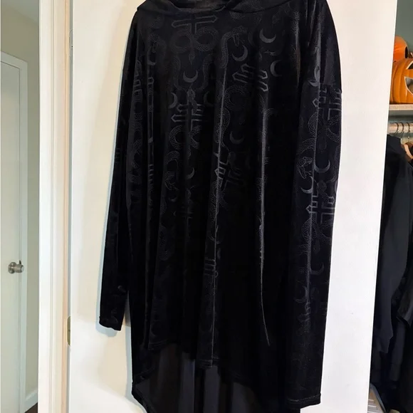 Killstar Gothic Black Hooded Garment - Picture 1 of 4